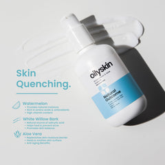 Natural Outcome Aloe Vera enriched gel nourishes and hydrates oily skin.