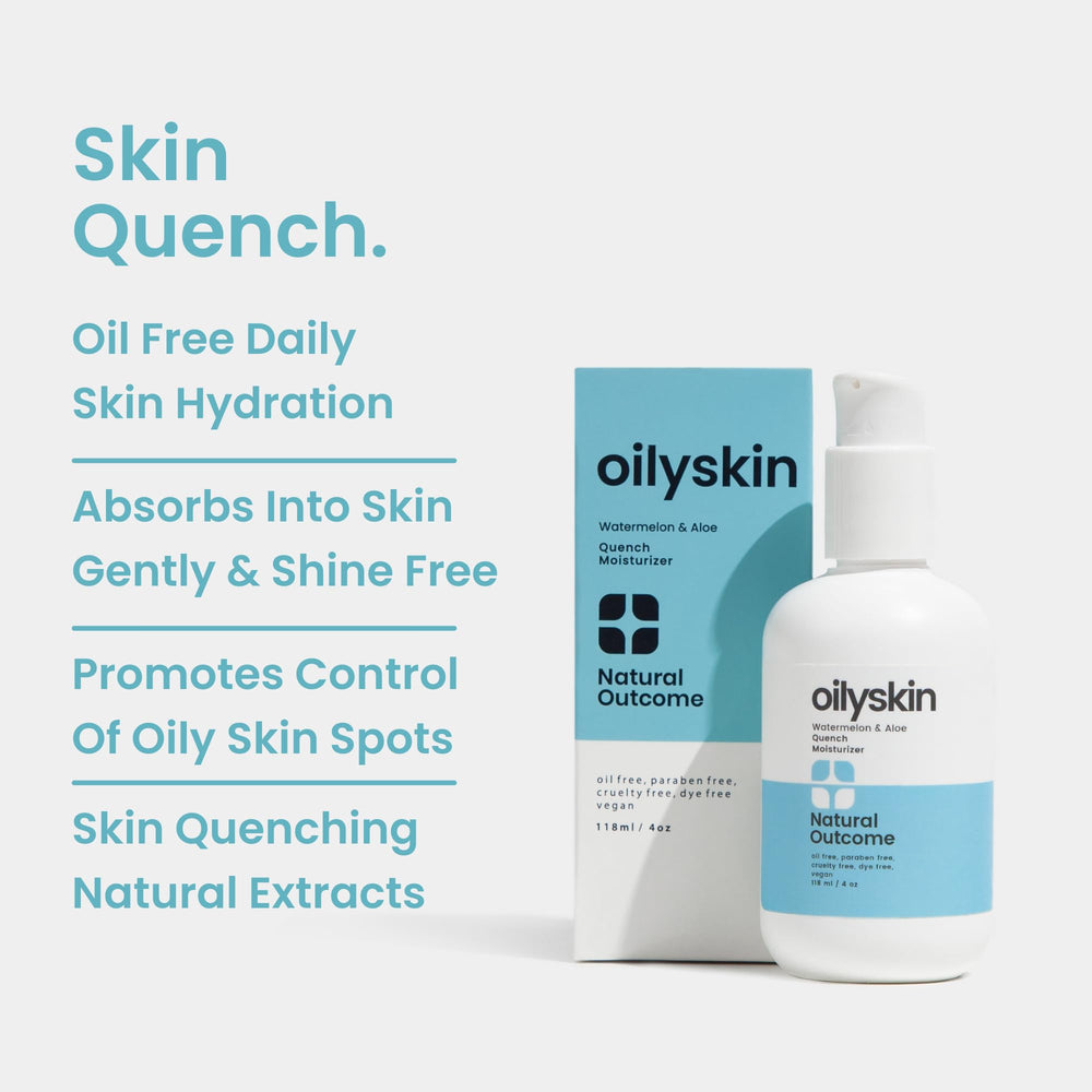 Natural Outcome Oily Skin Moisturizer with watermelon extract for antioxidant hydration.