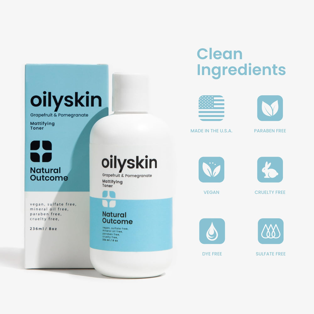 Natural Outcome Oily Skin Toner close-up texture showing alcohol-free formula