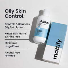 Natural Outcome Oily Skin Toner outer packaging on display