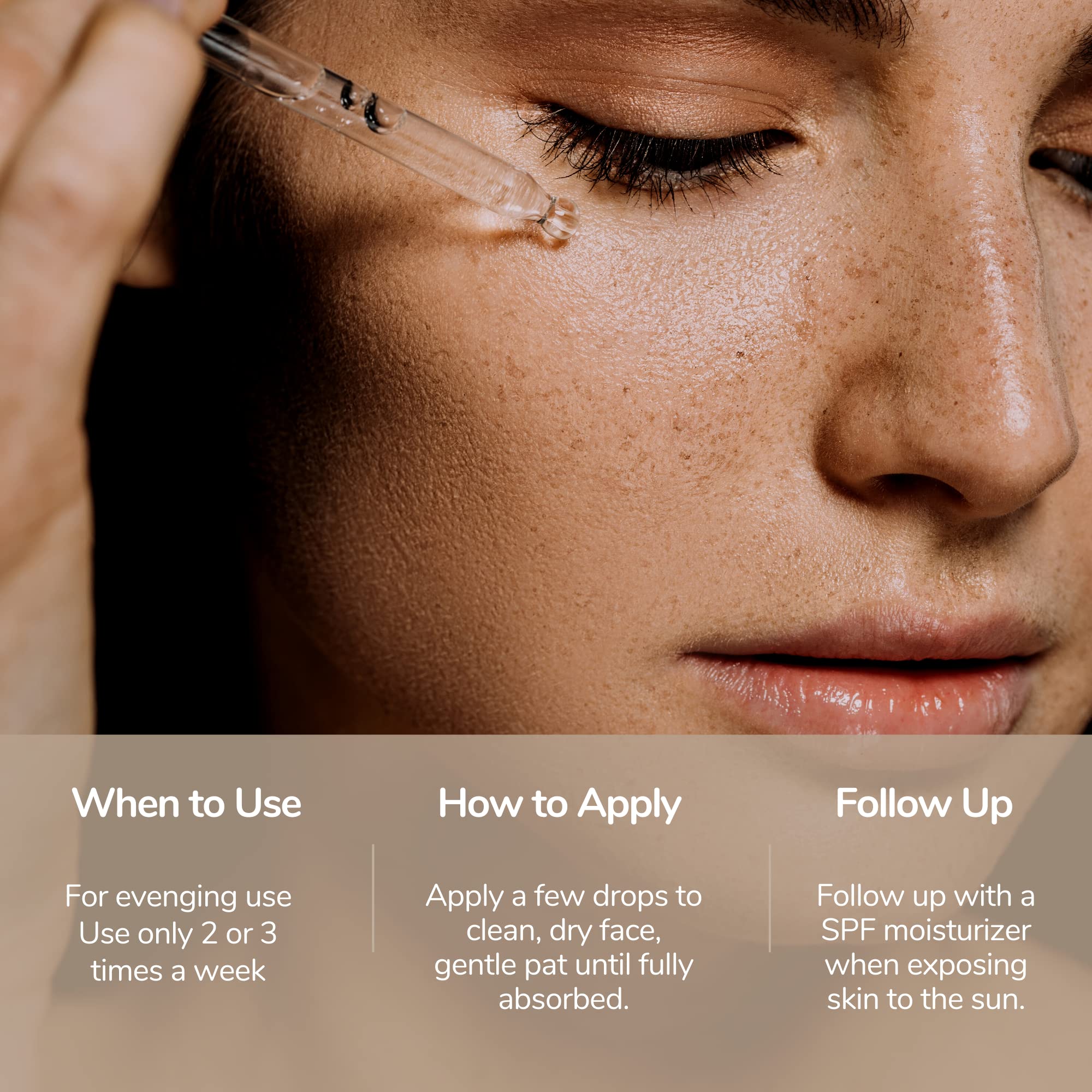 Natural Outcome skin-care-routine-nighttime captured after cleansing for a rejuvenating step