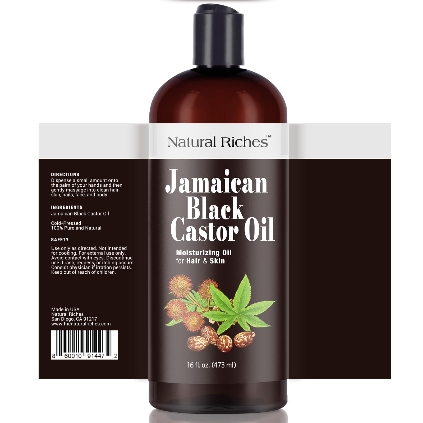 Natural Riches nail-care image suggests cuticle hydration and nail moisturization.
