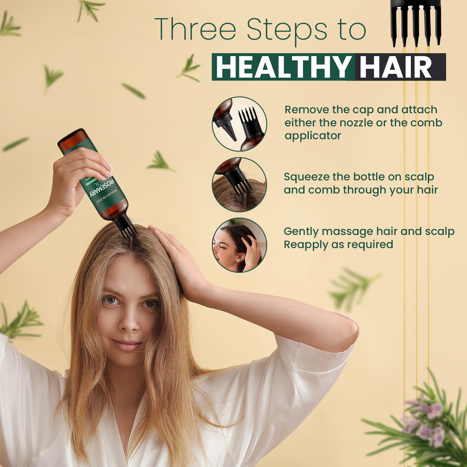 Natural Riches rosemary oil scalp care targets dryness and dandruff support