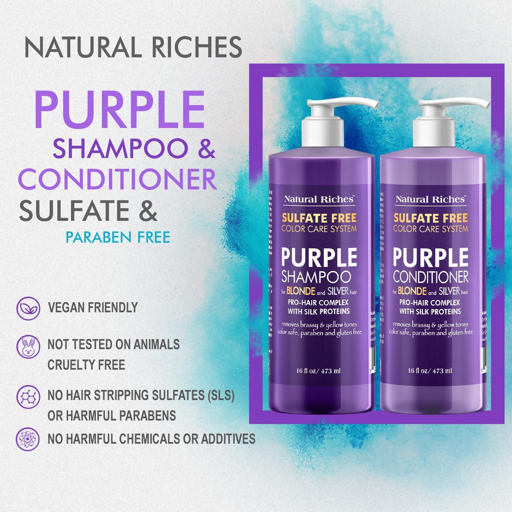 Natural Riches Silk proteins and oils image highlights nourishing ingredients for healthier hair.
