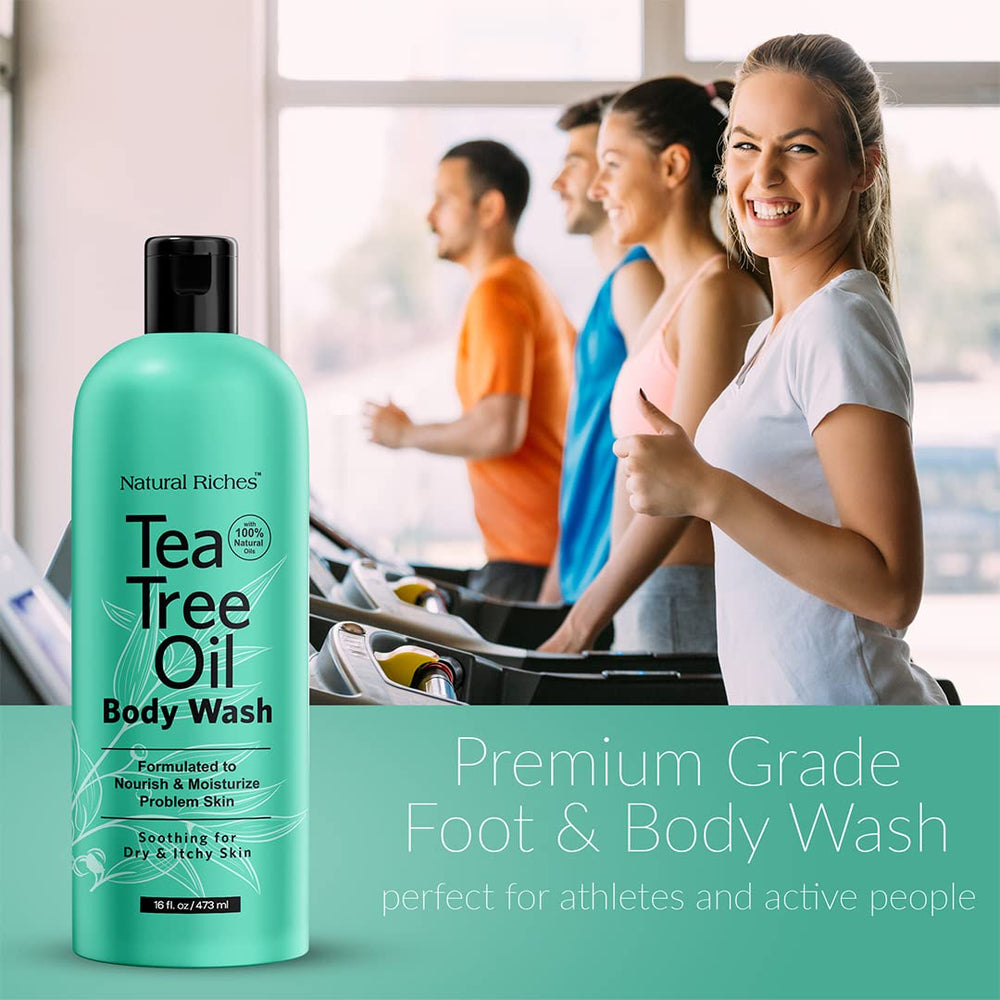 Natural Riches Tea Tree Body Wash USA-made and cruelty-free