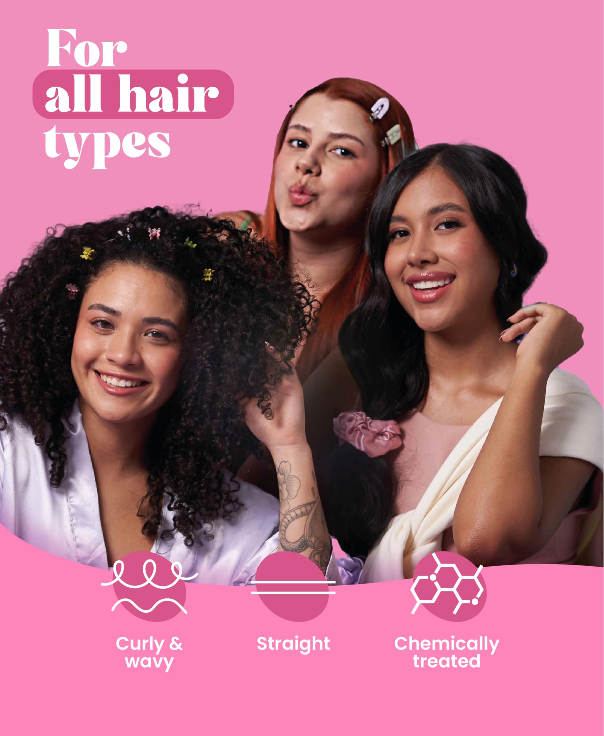 Natural Sant hair straightening application demonstrates easy, long-lasting smoothing steps.