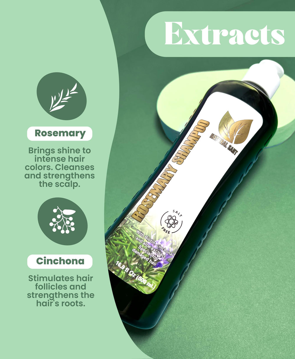 Natural Sant Rosemary & Cinchona conditioner bottle front highlights moisturizing repair for dry hair.