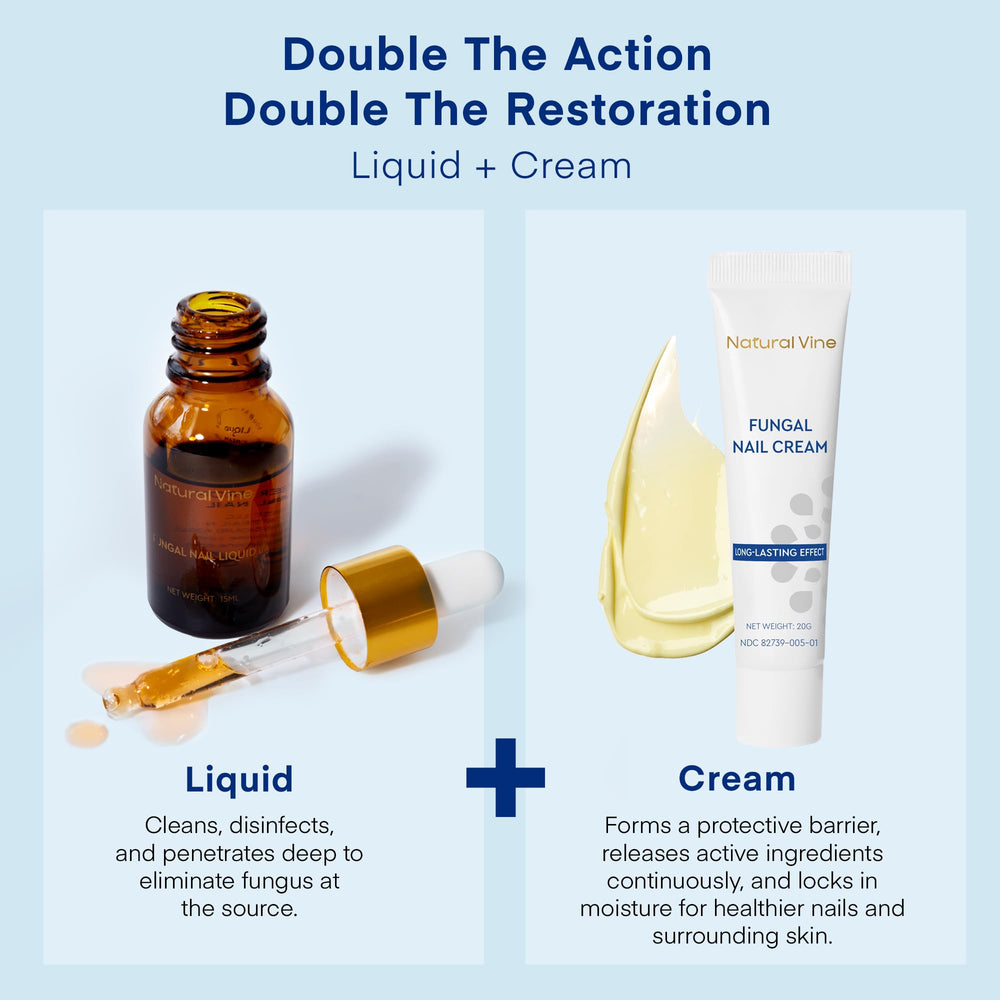 Natural Vine Liquid Bottle 15mL showing precise topical delivery.