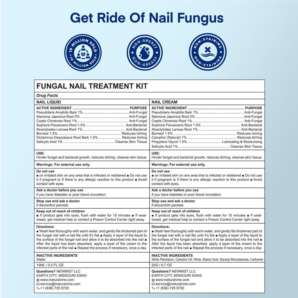 Natural Vine Patches Bundle visuals highlight comprehensive nail care.