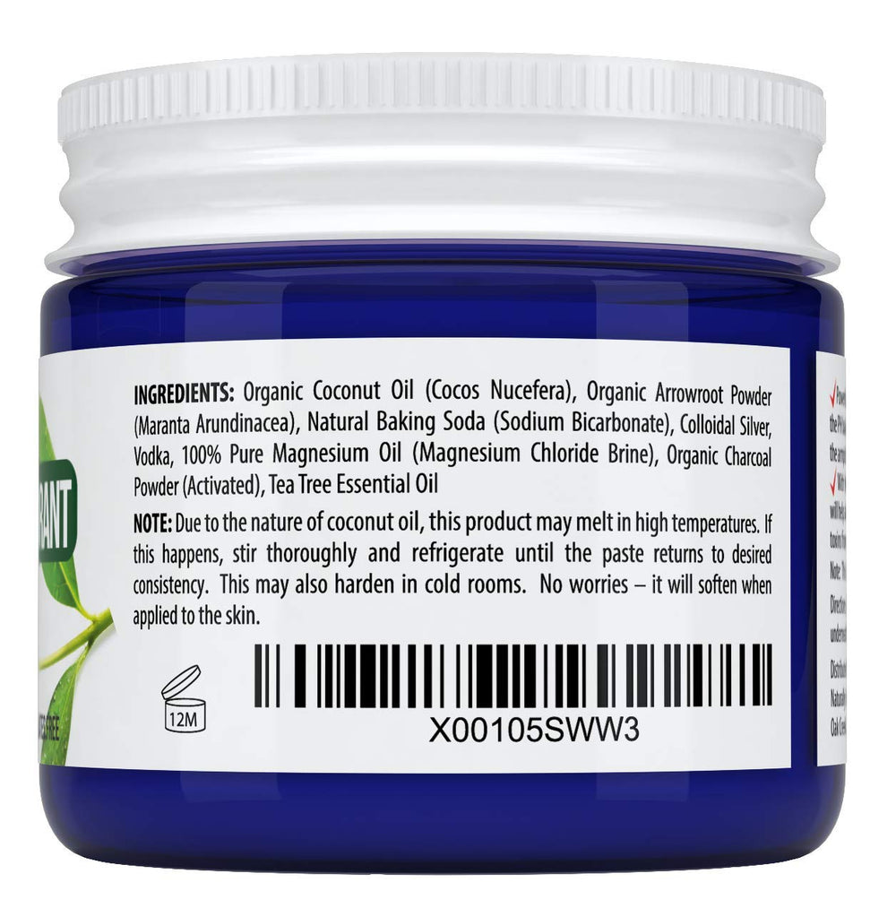 Naturally Sourced Kaiame deodorant application swipe showing smooth glide and skin-friendly formula.