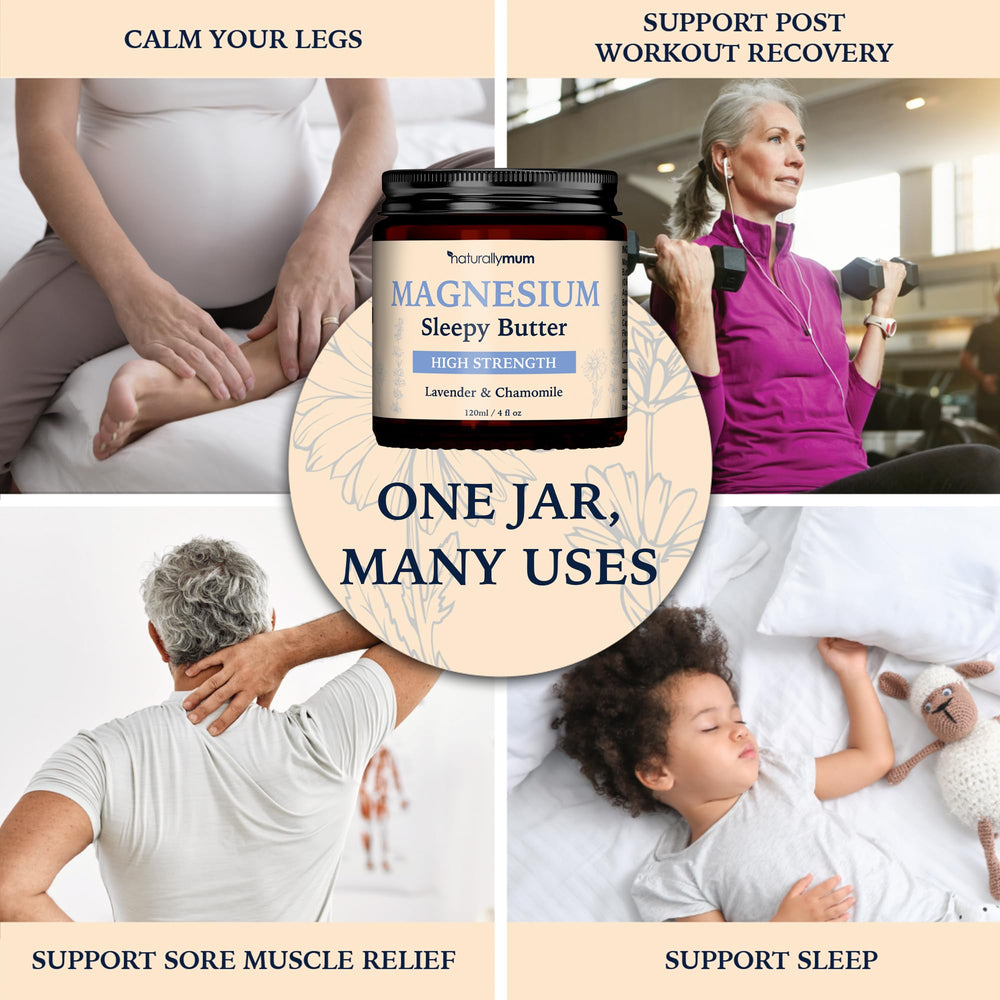 NaturallyMum Magnesium Butter creamy texture suited for soothing skin