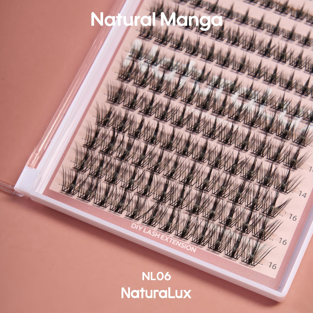 NaturaLux NL06 DIY lash application kit for customizable styling.