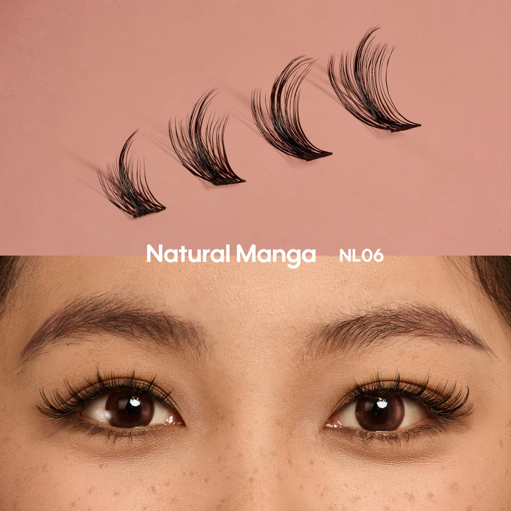 NaturaLux NL06 14mm lashes provide eye-opening depth for layered looks.