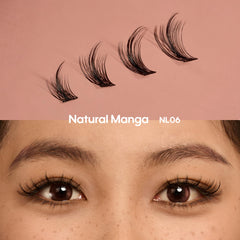 NaturaLux NL06 14mm lashes provide eye-opening depth for layered looks.