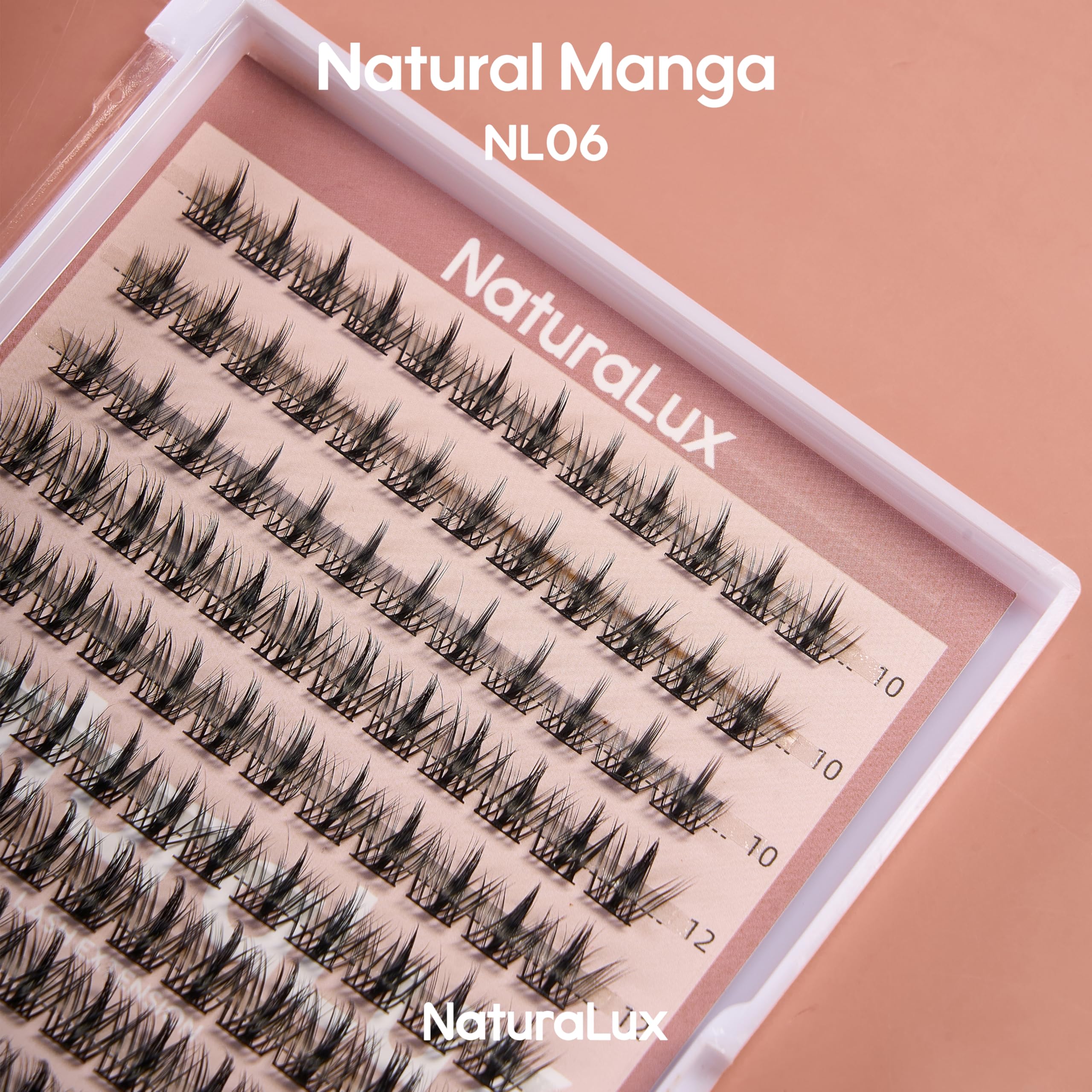 NaturaLux NL06 16mm lashes offer bold, voluminous glamour.