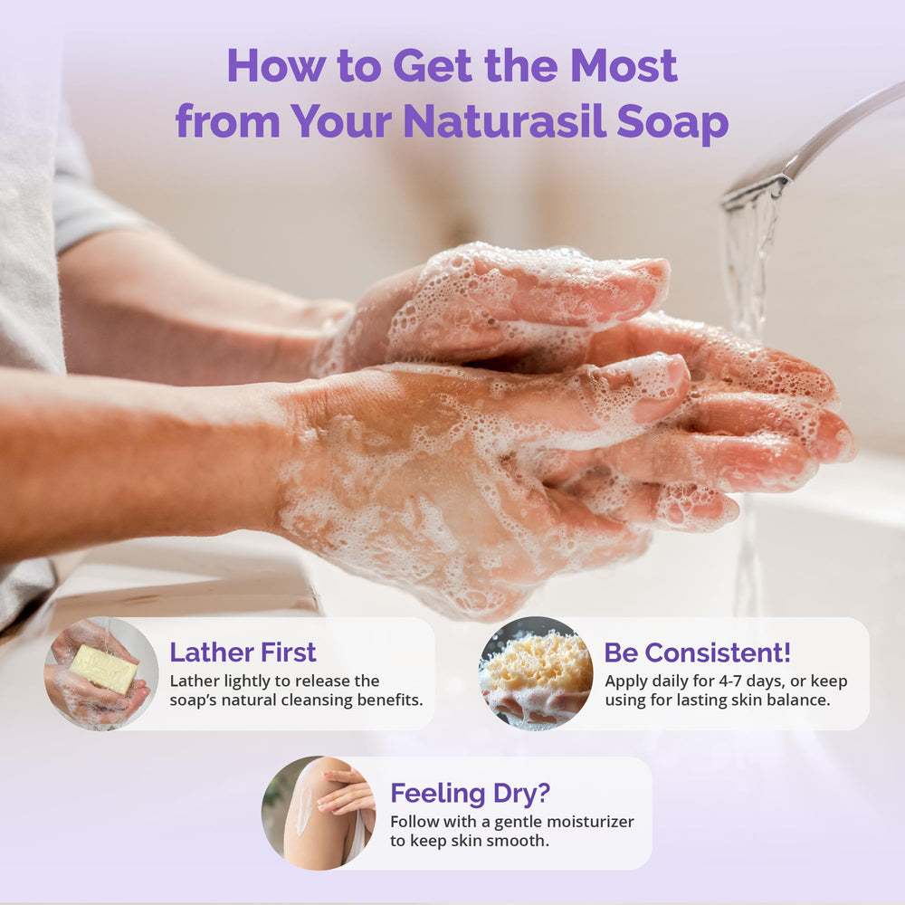 Naturasil sulfur lavender soap bar 10 percent sulfur detail for routine care