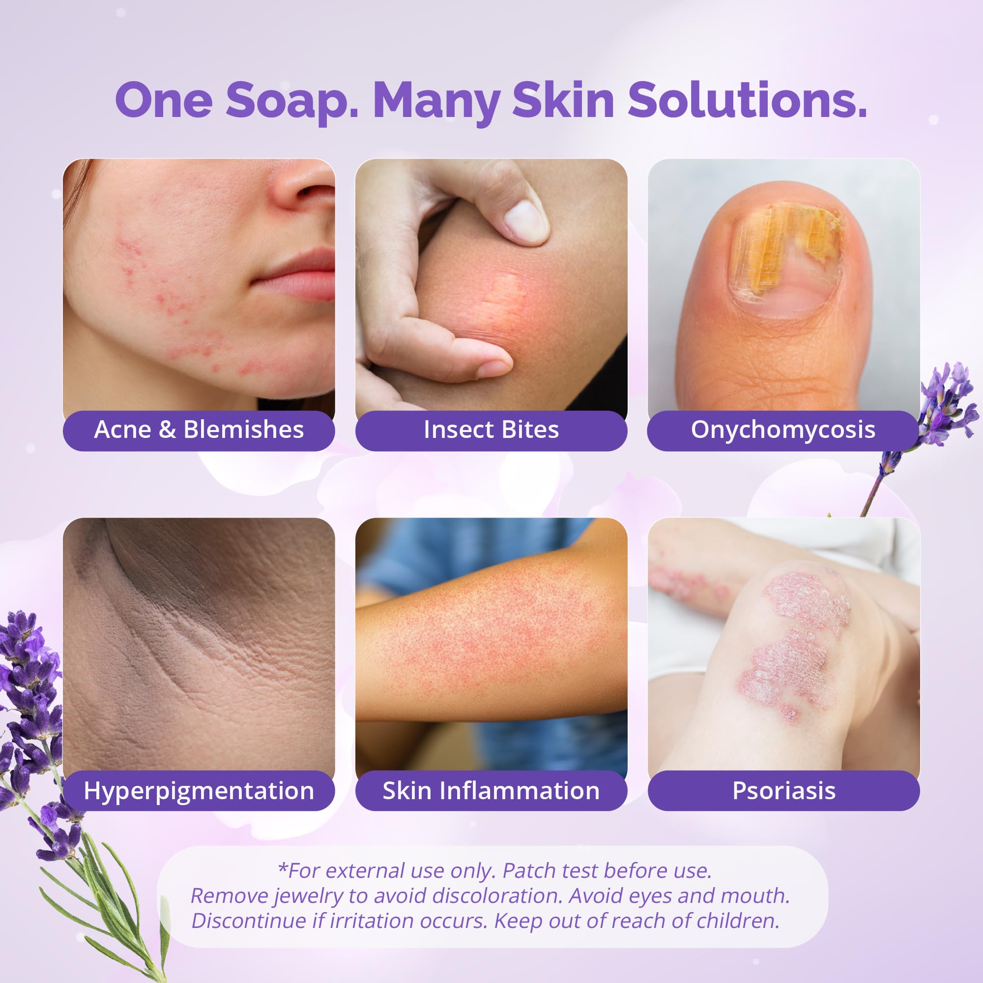 Naturasil sulfur lavender soap bar therapy bubbles enhancing skin feel