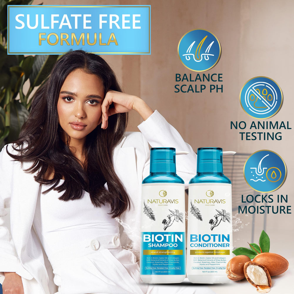 NATURAVIS sulfate-free label closeup highlights gentle cleansing.
