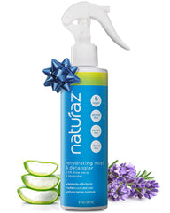 Naturaz Rehydrating Mist bottle ready to spray for detangling curls