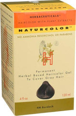 Naturcolor Burdock color swatches displaying rich dark brown shades