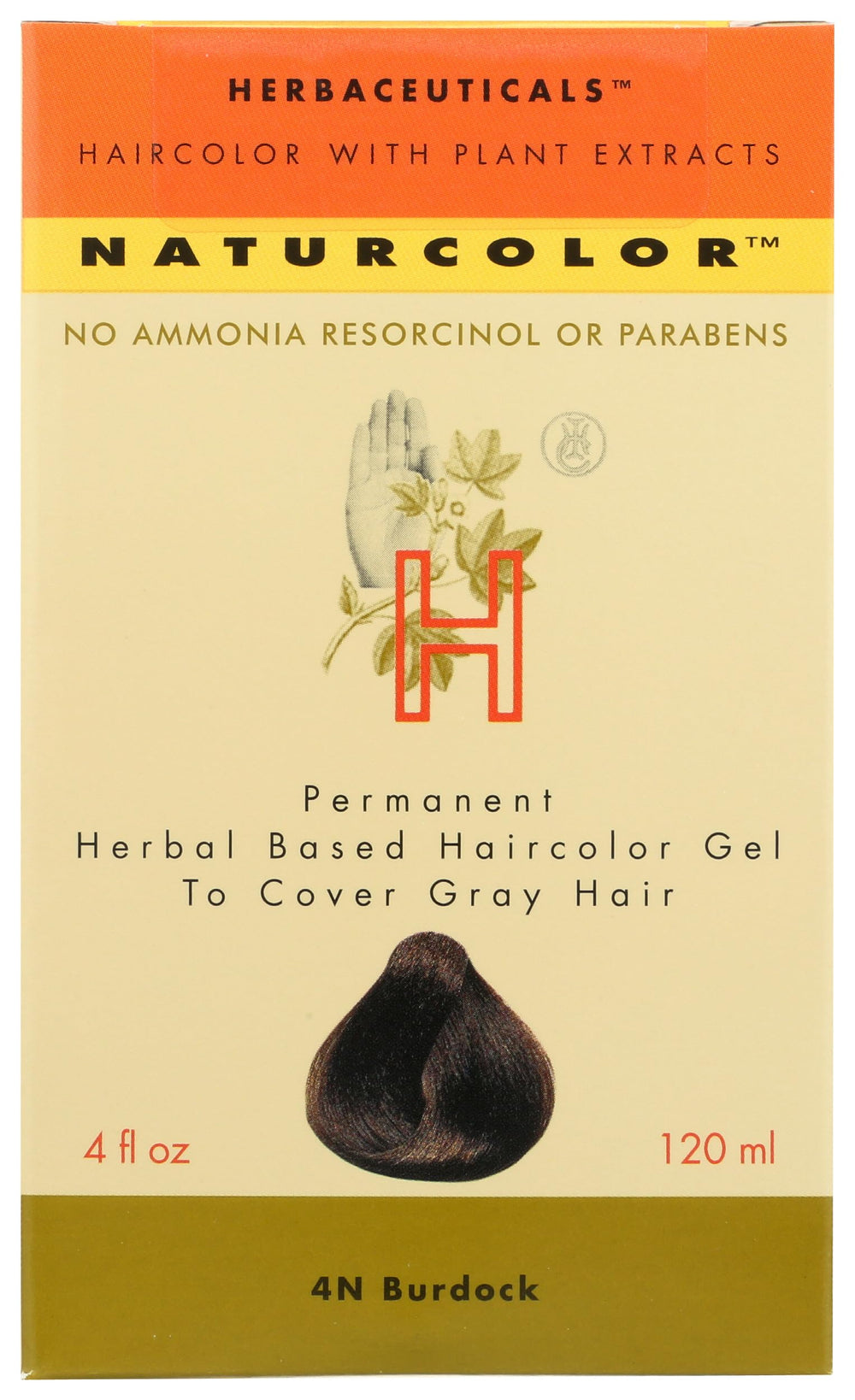 Naturcolor Burdock hair color jar for at-home herbal color application