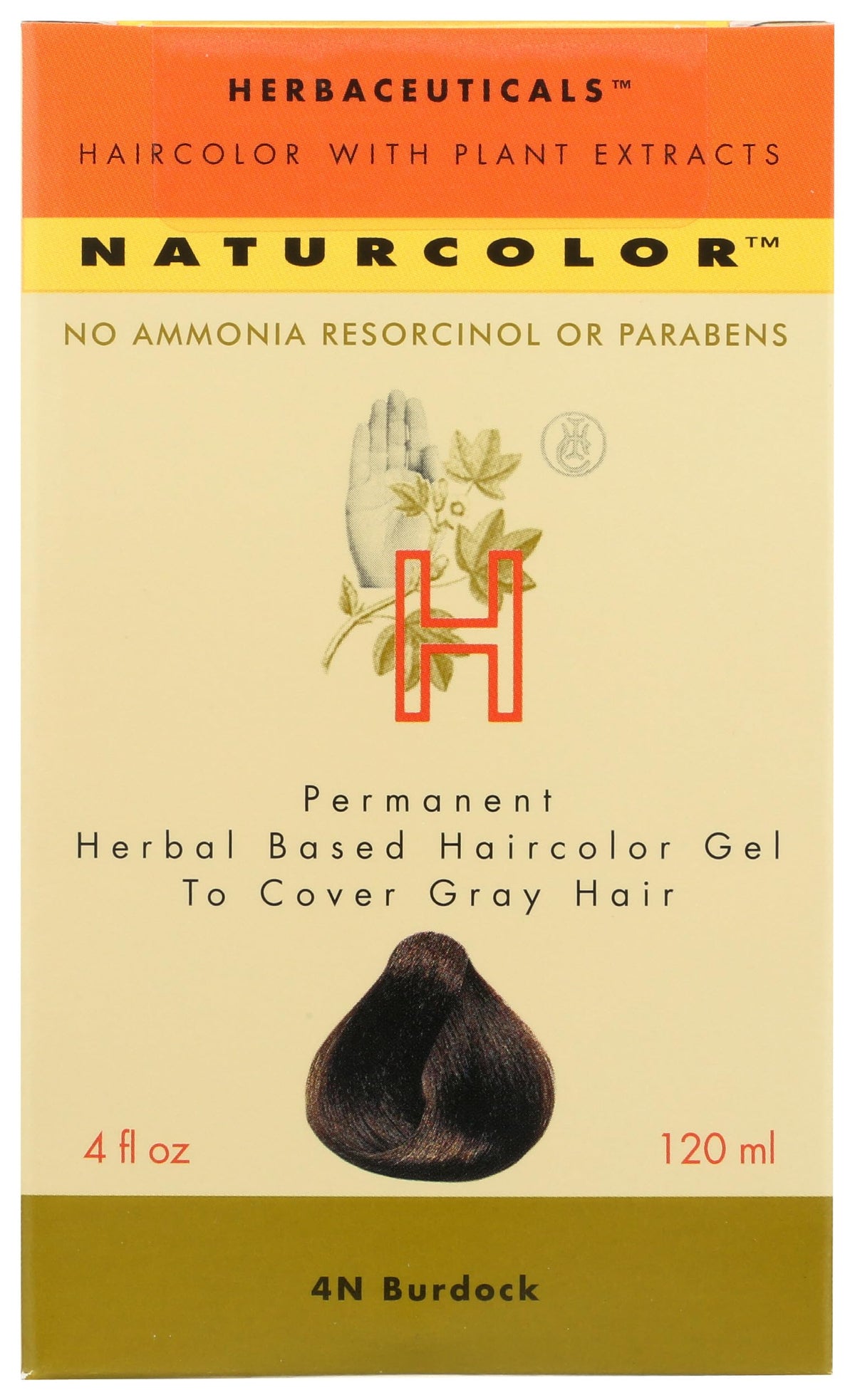 Naturcolor Burdock hair color jar for at-home herbal color application
