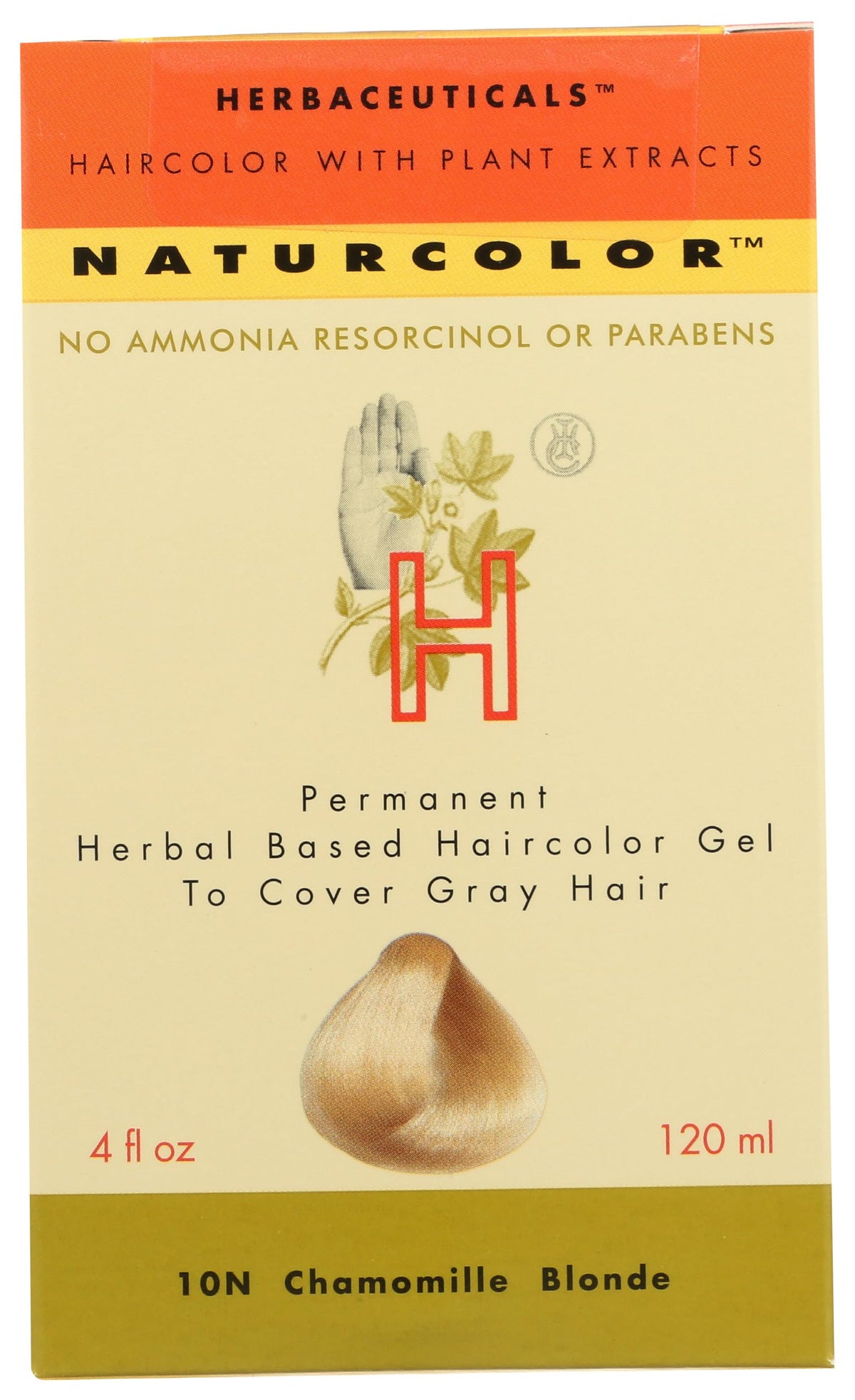 Naturcolor haircolor bottle Chamomile Blonde delivers a natural-looking shade.