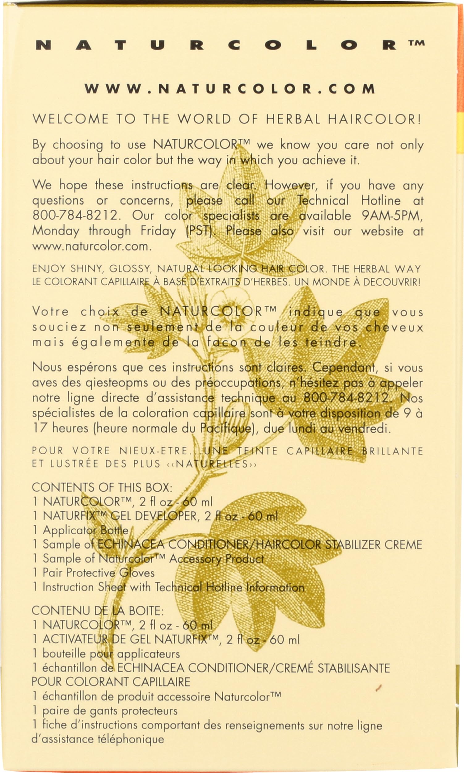 naturcolor Haircolor Light Burdock box packaging and label