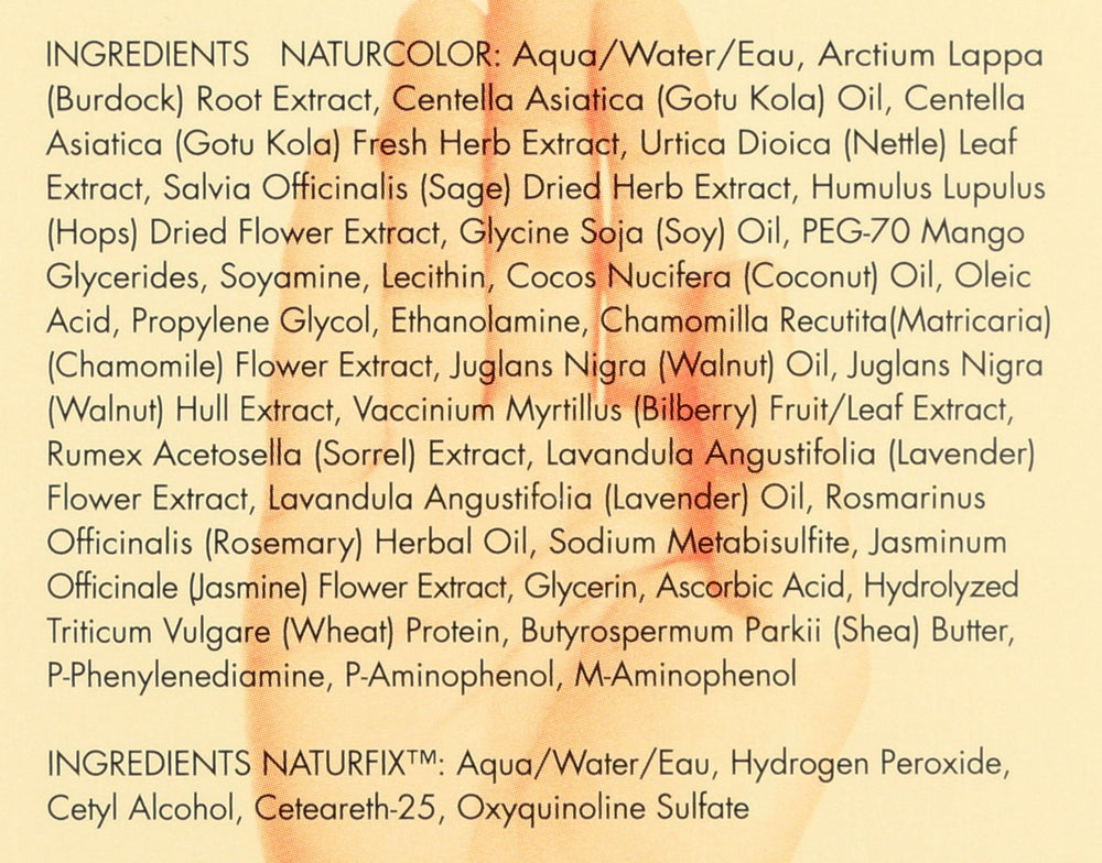 naturcolor Haircolor Light Burdock glossy-finish swatch on strand