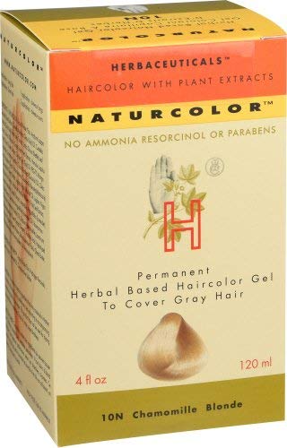 Naturcolor protective gloves shield hands during at-home dyeing.