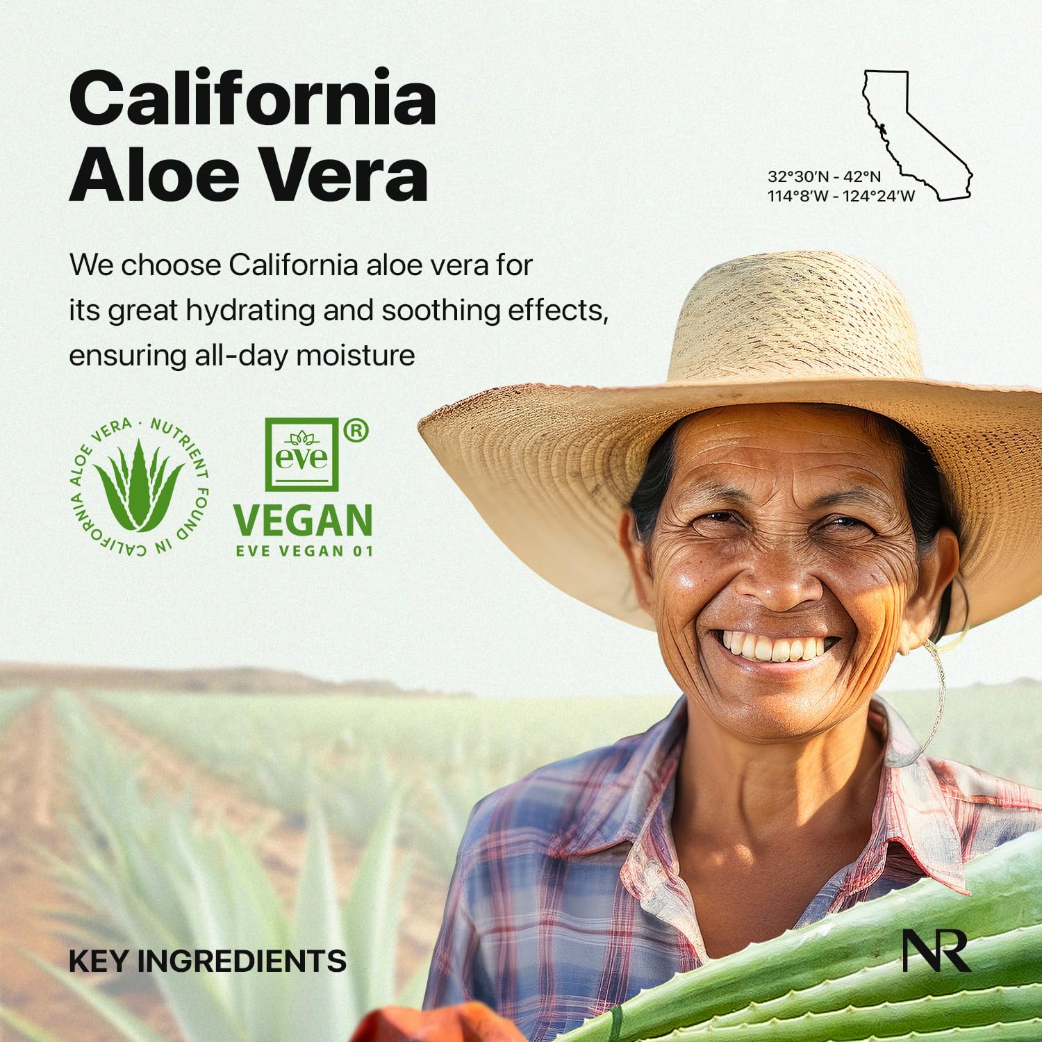 Nature Republic Aloe Vera Gel applied on face and body for lightweight absorption.