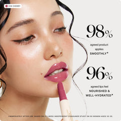 Nature Republic Honey Melting Lip 08 Dark Cherry Choux close-up swirl shows smooth, glassy texture.