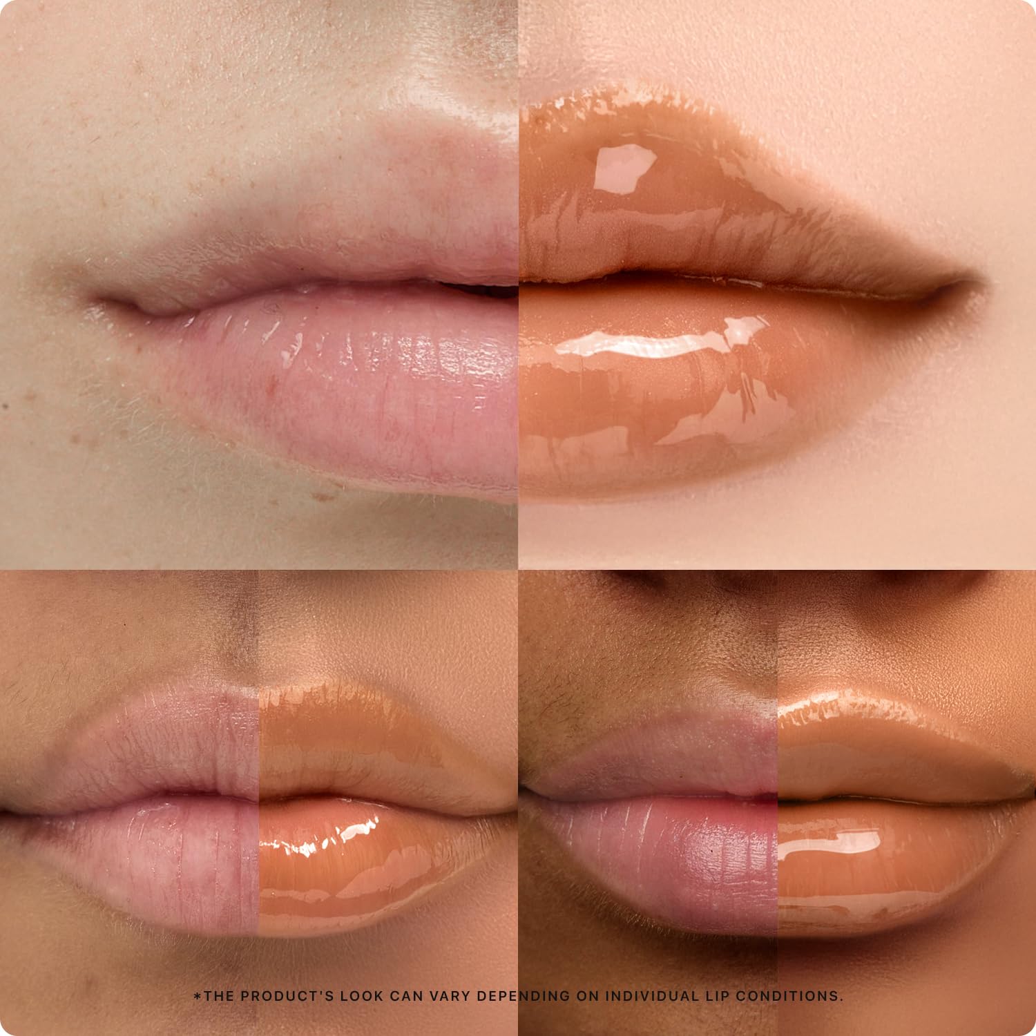 Nature Republic Honey Melting Lip 00 Chai Milk Tea shade swatch on skin shows nude glow