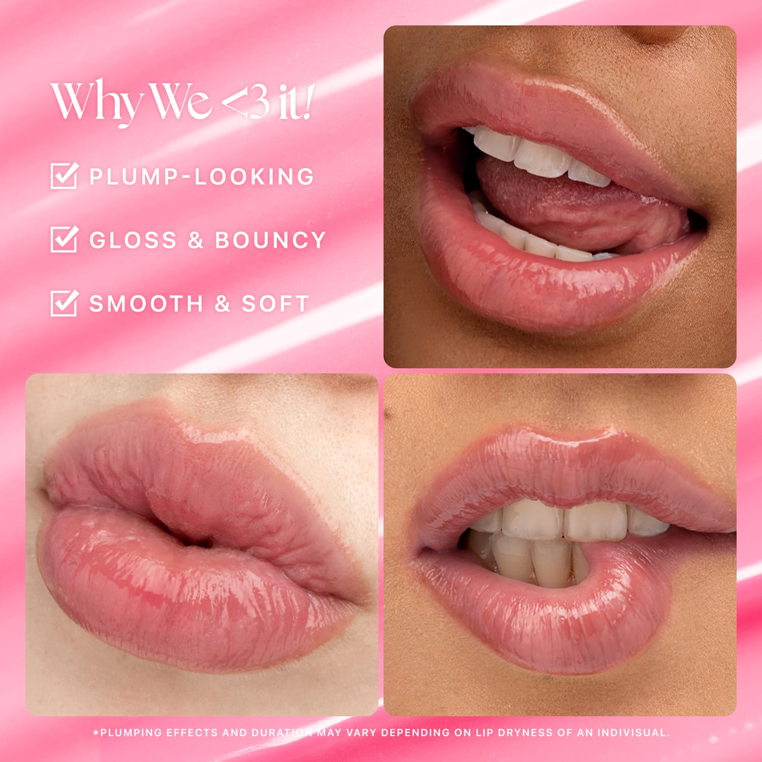 Nature Republic Honey Melting Lip Plumping 11 Pink honey-texture closeup conveys smooth application