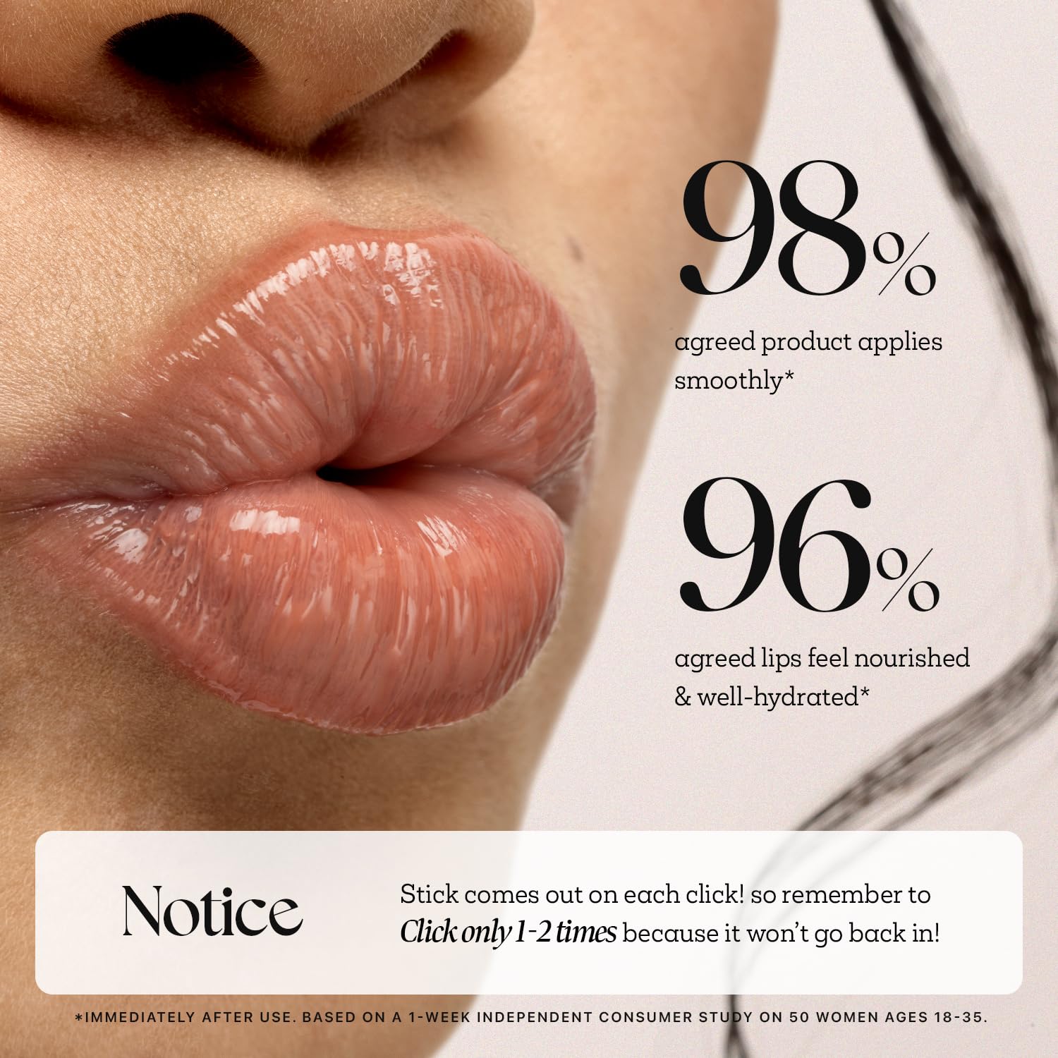 Nature Republic Honey Melting Lip Rose Beige texture captures honey-gloss finish.