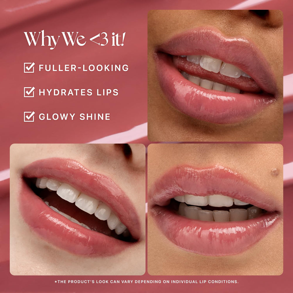 Nature Republic Honey Melting Lip texture closeup shows honey-like feel and glassy finish.