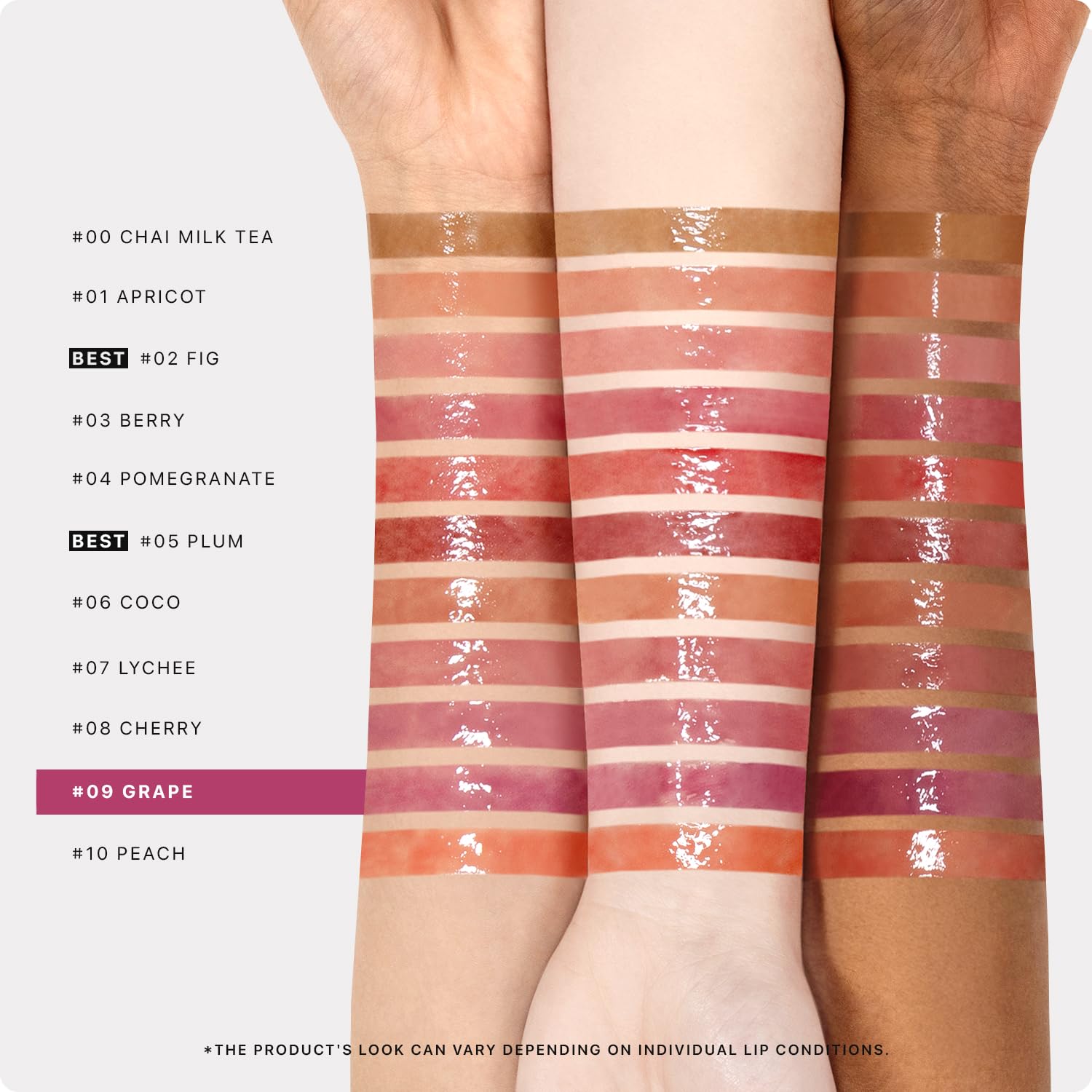 Nature Republic Honey Melting Lip texture-closeup shows a melt-on-lips feel.