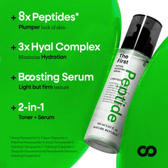 Nature Republic Peptide Serum application routine shot suggests efficient first-step hydration