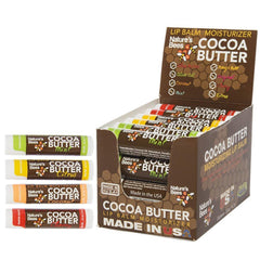 Nature's Bees Cocoa Butter Lip Balm Citrus tube for daily hydration and lip comfort