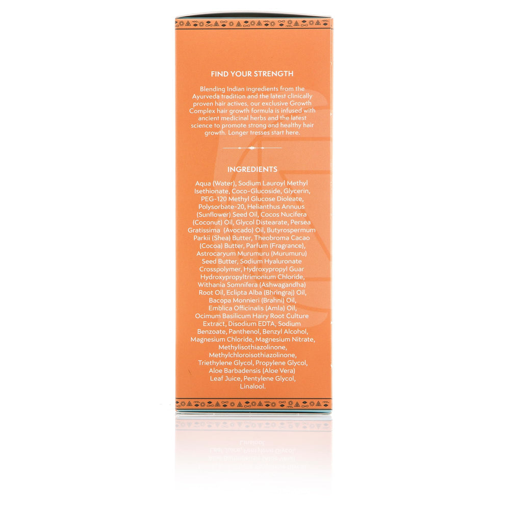 Nature Spell Hair Growth Shampoo vitamin B5 helps soften and strengthen.