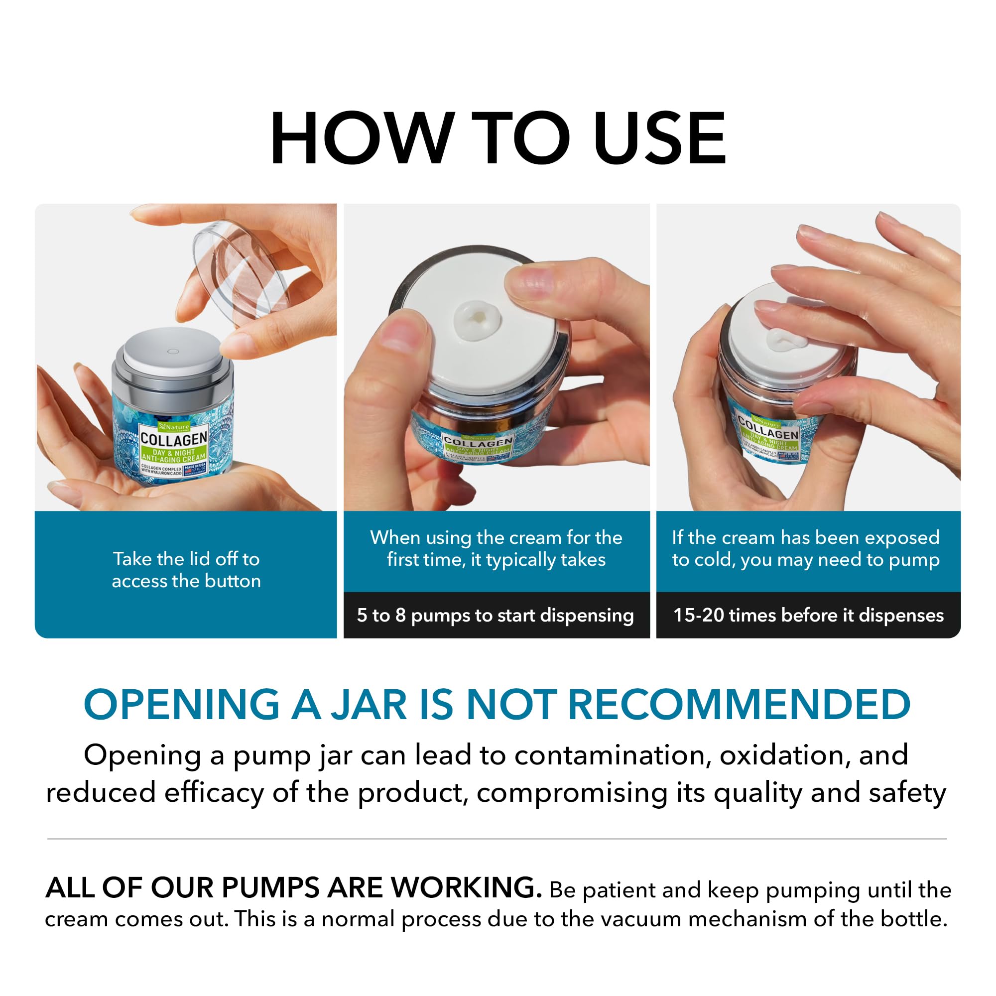 Nature Theory collagen cream day and night use versatility on skin