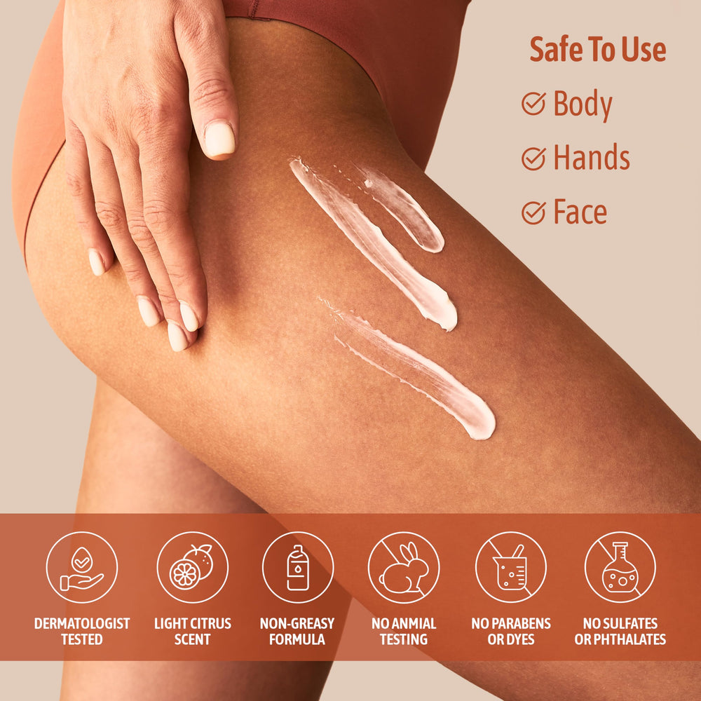 Nature Well brighten skin close-up shows luminous glow and even tone.