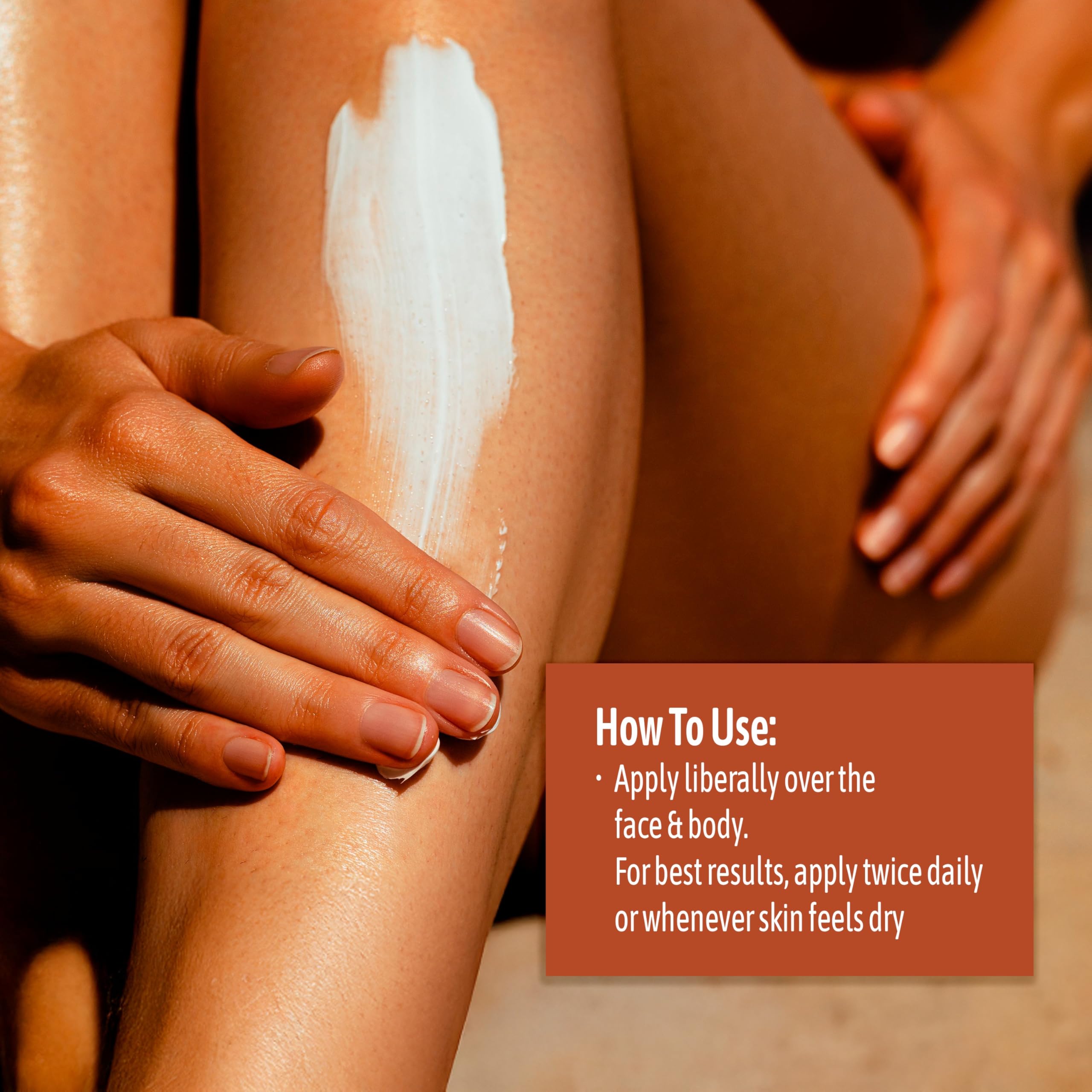 Nature Well 2-in-1 cream for face and body hydration and smoothing.