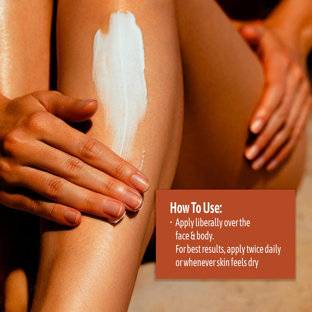 Nature Well 2-in-1 cream for face and body hydration and smoothing.
