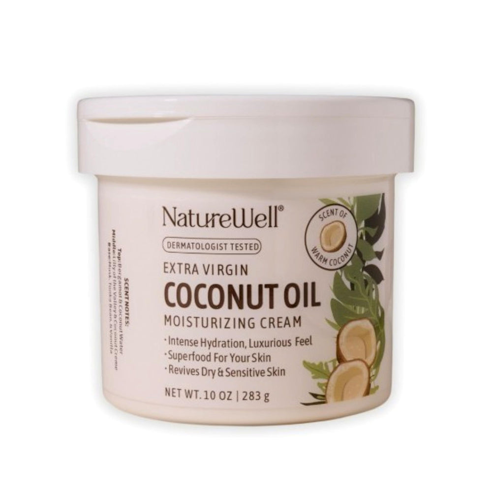 NATURE WELL Hydrate & Soften cream bottle shows rich hydration for dry skin