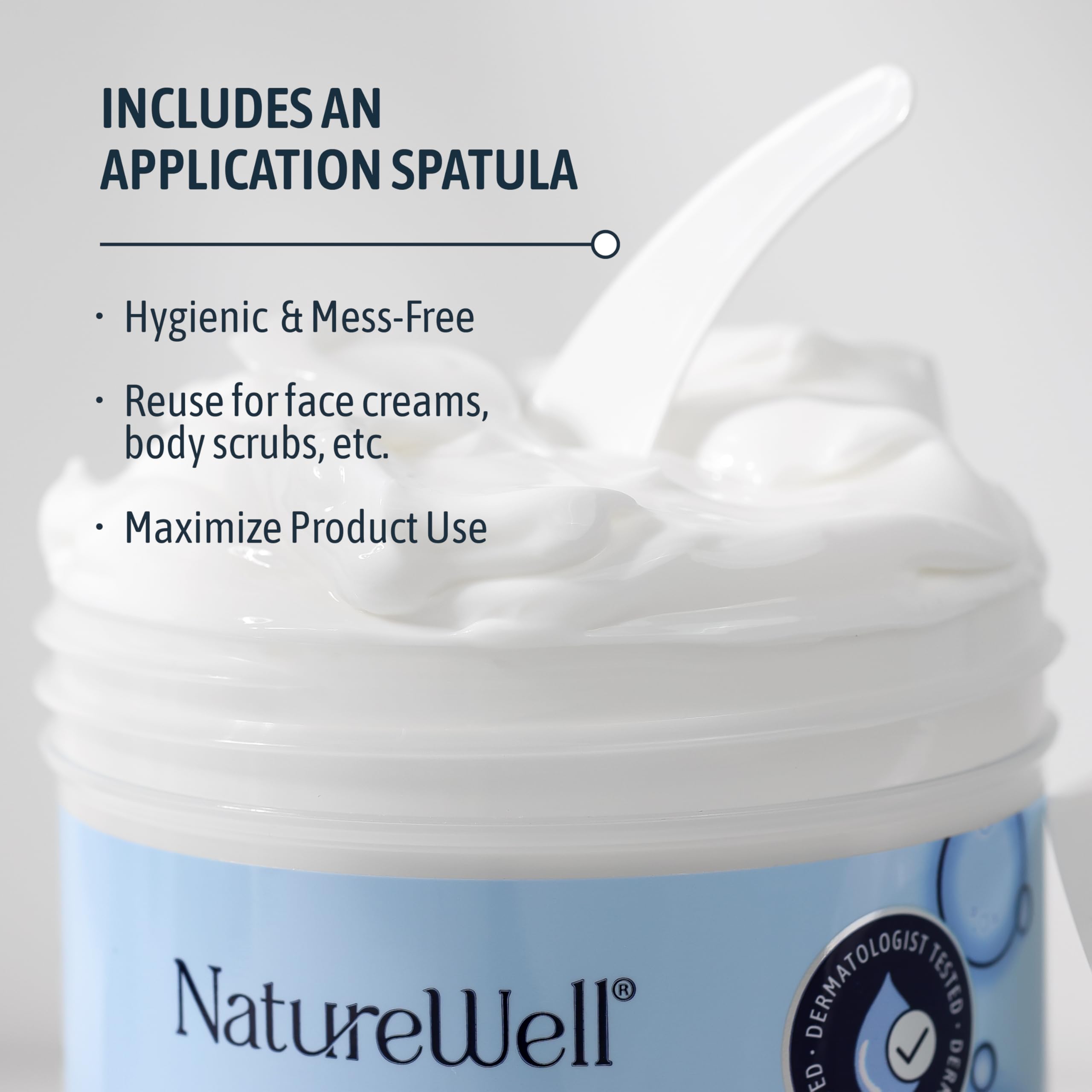 NATURE WELL Retinol Advanced Moisture Cream dermatologist-tested label indicates broad compatibility.