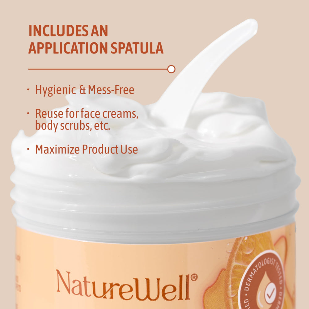 Nature Well smoothing cream improves texture and softness.
