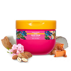 Nature Well Ultra-Rich Firming Cheeky Cream tub front highlighting deep hydration for daily moisture.