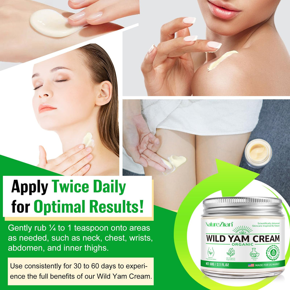 NATURE ZIRAN Crema de Ñame Silvestre - Crema para cambios físicos - Ap