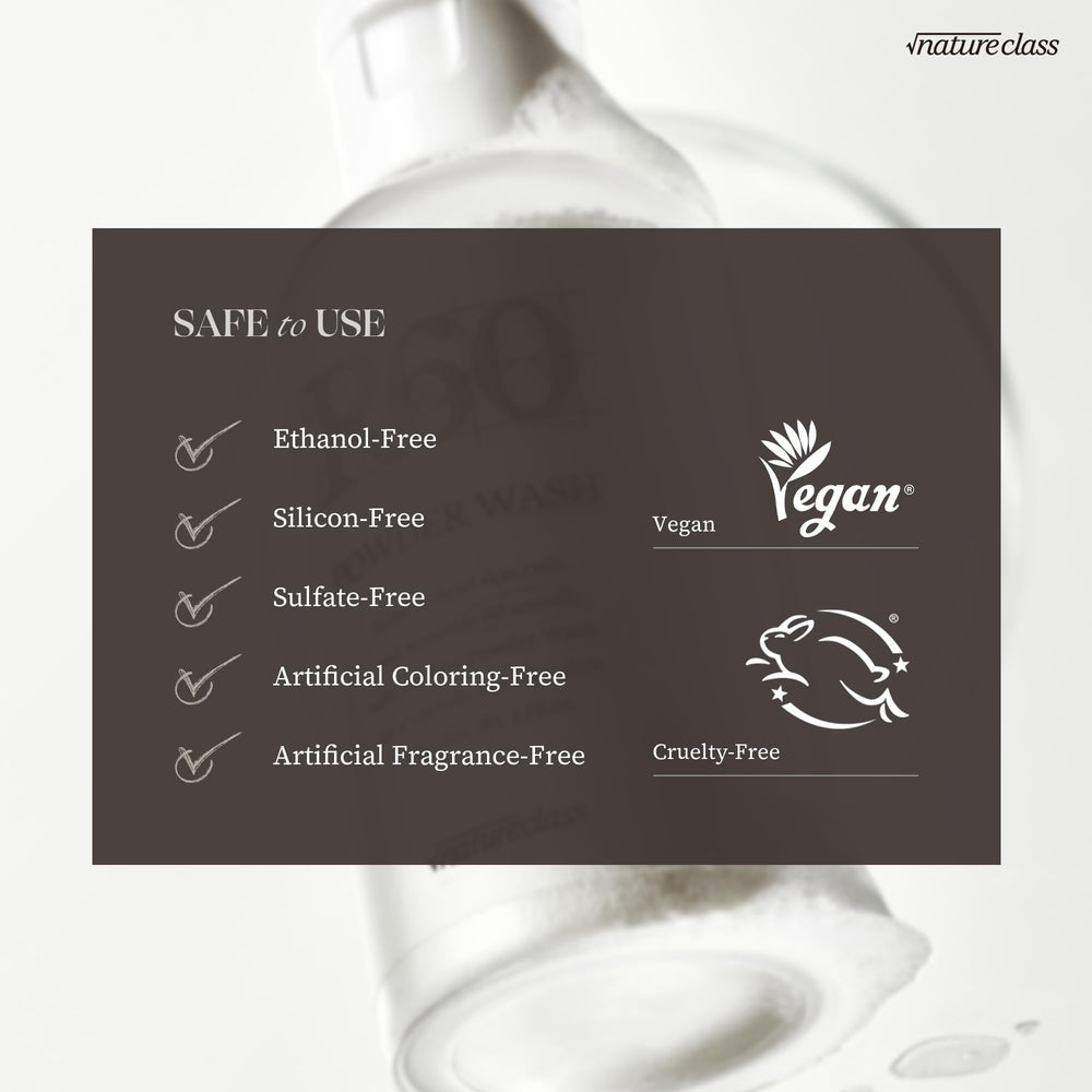 Natureclass R60 skin texture smoothing after use suggesting refined finish